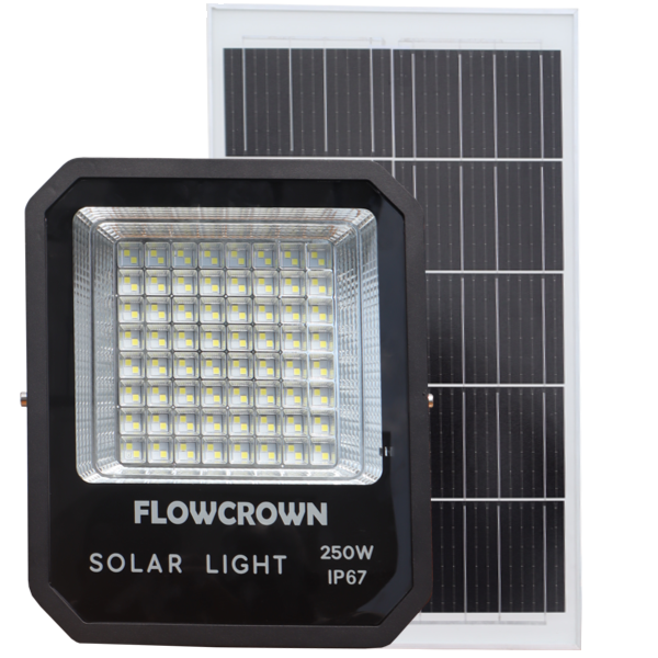 Flowcrown 250W Solar Flood Light